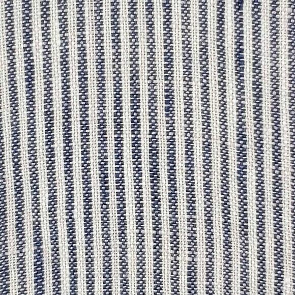 Tahari Dress Women's Plus Size 1X Blue Striped Linen Resort Lagenlook SS New - Picture 5 of 11